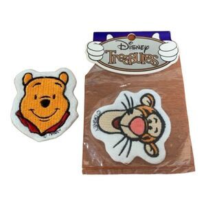 🆕 Vintage Disney Treasures Patches Tigger NWT and Pooh Patches